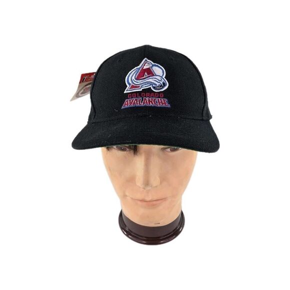VTG Colorado Avalanche Hockey Twins Enterprise Wool Snapback Cap Hat - NWT - Picture 1 of 12
